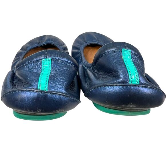 Tieks Women’s Blue Patent Leather Slip On Flat Size US 7 - Picture 8 of 11